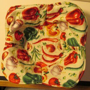 Large Vegetable Print Bowl Cozy #3112026